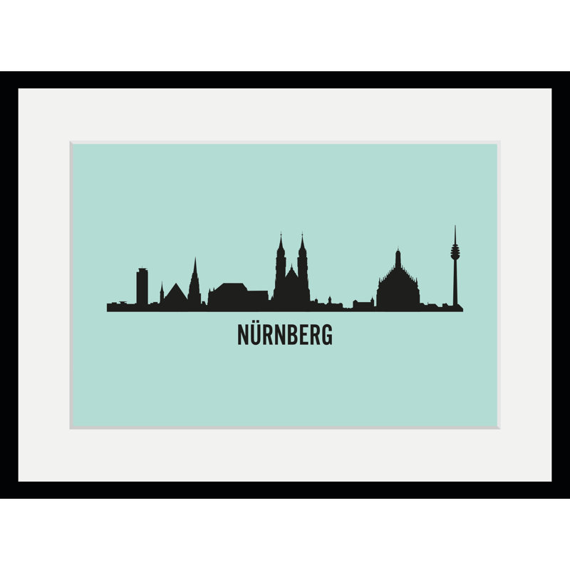Nuremberg Skyline - Single Picture Frame Print