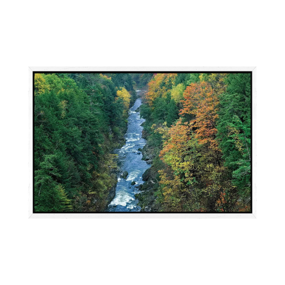 Ottauquechee River And Quechee Gorge, Vermont von Tim Fitzharris - Galerie- Giclée auf Leinwand