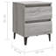 Quandt 40cm W Particle Board / Chipboard Bedside Table-784719058