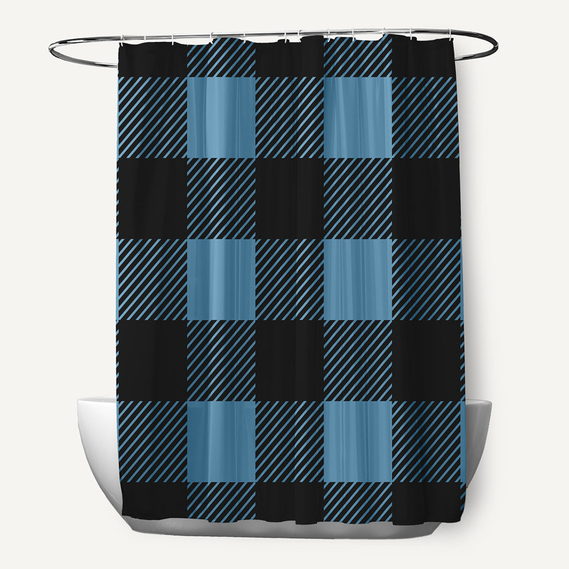 Rideau de douche Warrensburg, Chambray