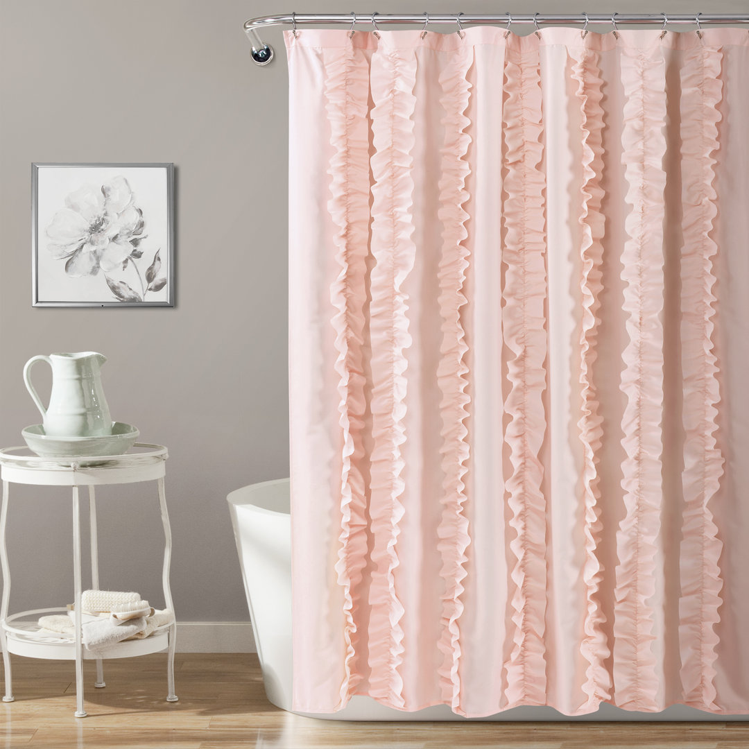 Belle Single Shower Curtain Lush Decor 