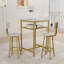 Table de bar avec 2 tabourets, avec dossier et cloison-512678344-512678346-512678347-512678348