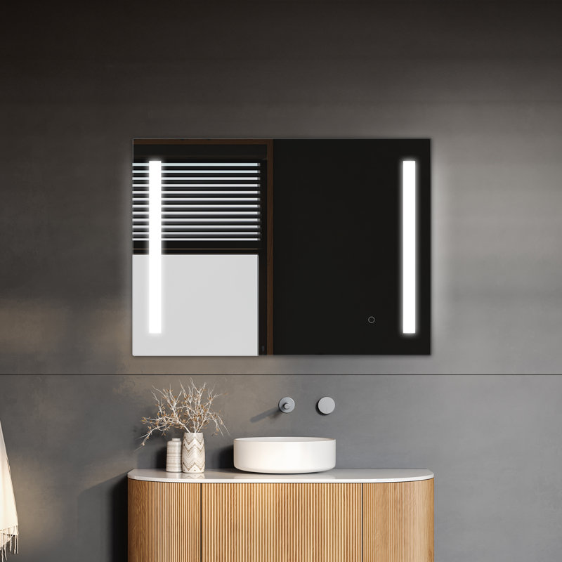Treviso Led Mirror With Dimmer And Defogger, H 26 po x l 20 po