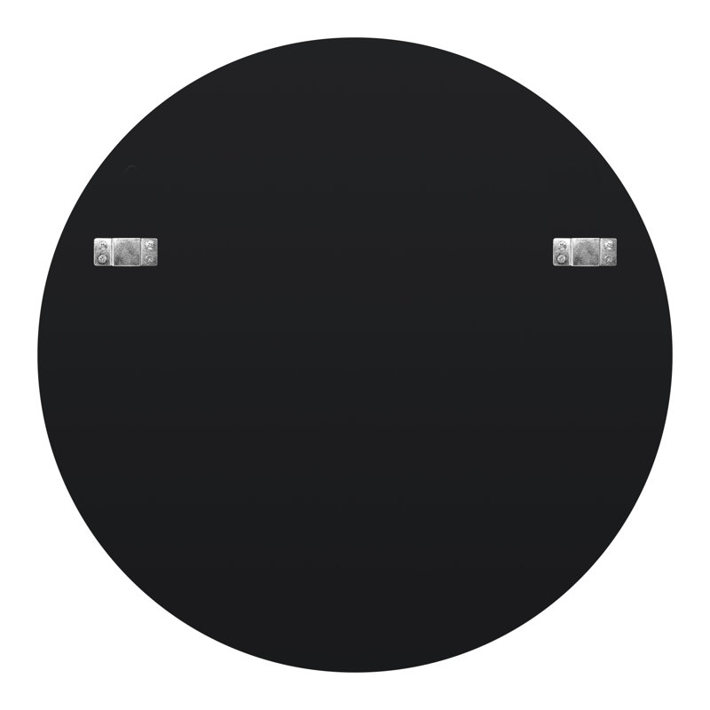 Montz Wood Round Wall Mirror, 60cm H x 60cm W