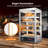 WeChef 5-Tier 15" Commercial Food Warmer 600W  Countertop Catering Pizza Display Case for Food Truck Food Tent Fast Food Restaurant