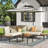 Lovene 5-Person Outdoor Sectional Seating Group with Removable Cushions-1781365949