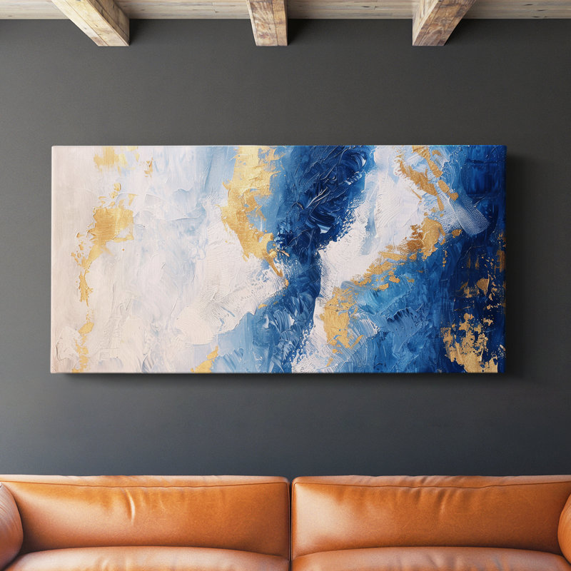 Abstract Series 4 # XXXVII-Gallery, toile tendue, H 20 po x l 40 po