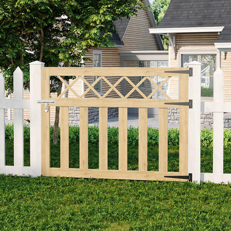 90cm H x 120cm W Wood Gate, Yellow