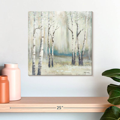 Aquarelle Harnek, bouleau de décembre I