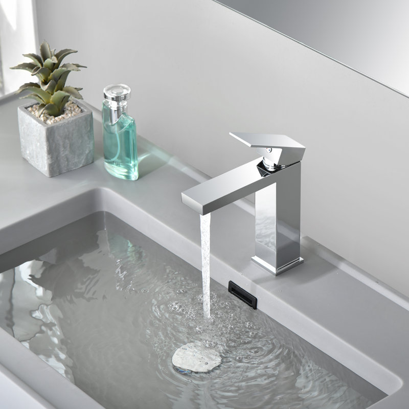Laurine Mono Basin Mixer, Silver