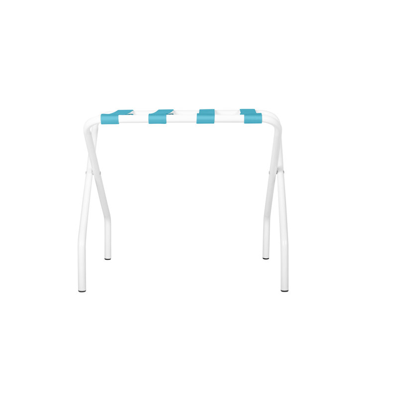 Porte-bagages Pamaleta, Blanc, bleu
