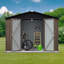 Remises de jardin en métal 8 pi x 6 pi