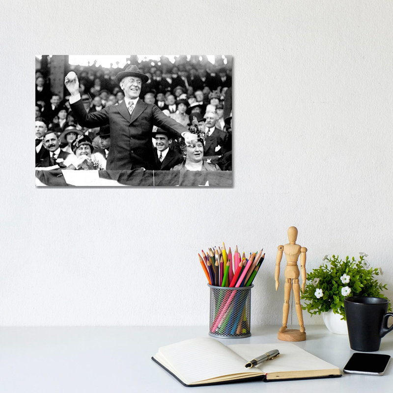 Woodrow Wilson (1856-1924) - Wrapped Canvas Print, 20.32 cm H x 30.48 cm W