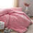 Thicker Than Thick - Coma Inducer® Alaskan King Comforter Set - Standard Plush Filling - Cool Pink-131559936