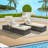 Outdoor Chaise Lounges With Adjustable Backrest And Storage For Outside-10660851