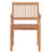 6 - Person Teak Wood Patio Dining Set with Rectangular Table , Cushions Included