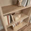 Bibliothèque à 5 tablettes, finition brune