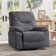 Primiana 38.2" Wide Modern and Overstuffed Soft Chenille Swivel And Rocker Manual Standard Recliner