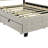 Upholstered Platform Bed With LED Frame and 2 drawers-2091756254-2091756255