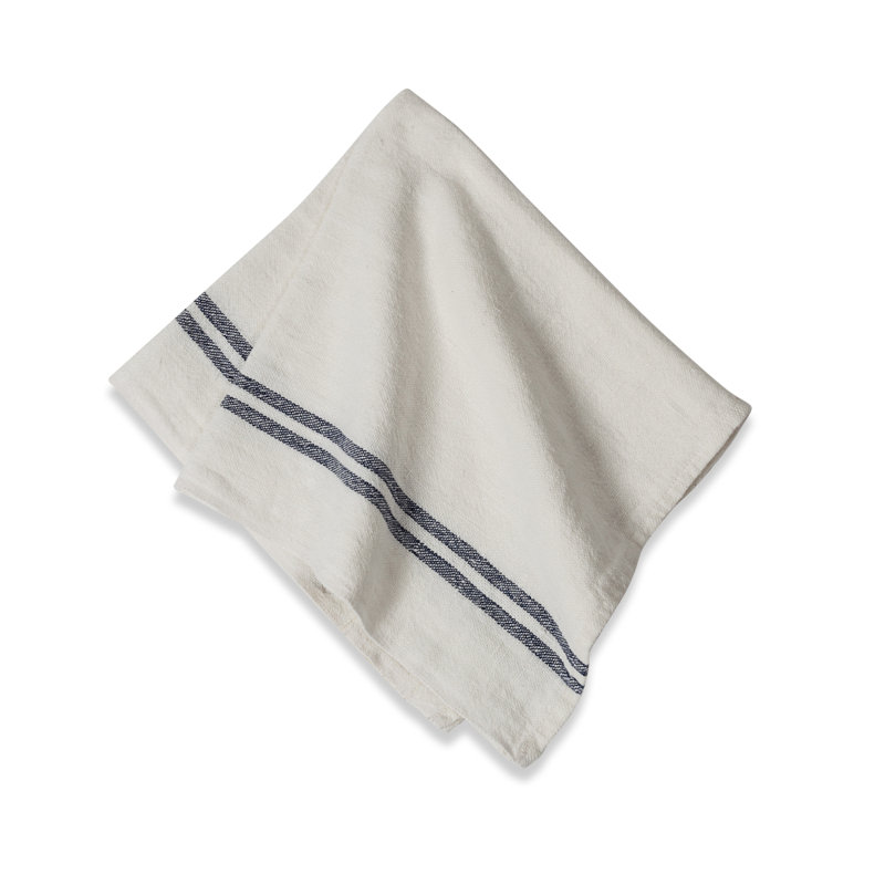 Bronwen Linen Square Napkin, Navy