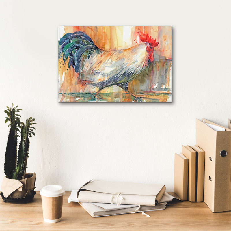 «August a» par Augustine Beukenkamp, art mural sur toile August Grove®, H 12 po x l 18 po x P 0,75 po