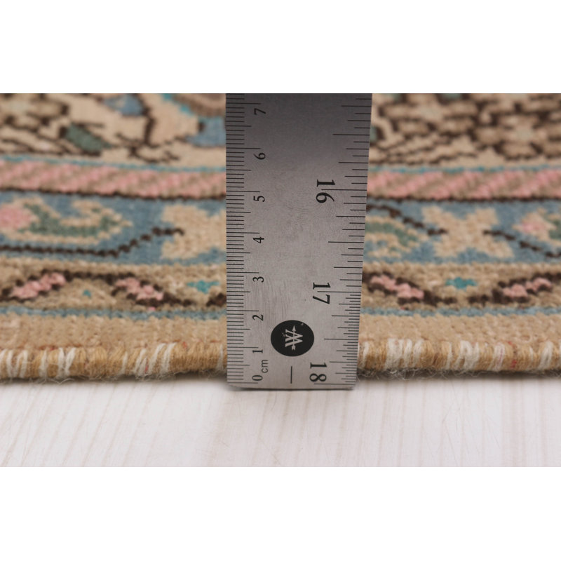 One-of-a-Kind Rectangle 6'5" X 9' 1990's Wool Area Rug