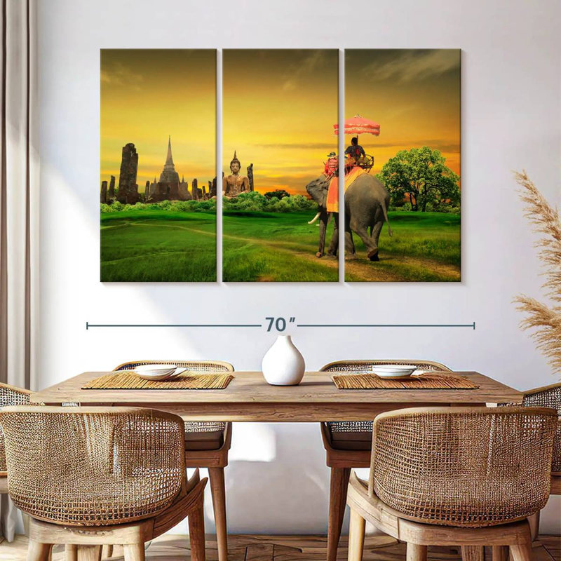 Brampt Thailand Elephant Ride, 42" H x 65" W
