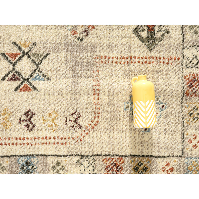 Tapis à imprimé tribal multicolore Tiburon Carryn SED160A, Rectangle 4 pi x 6 pi