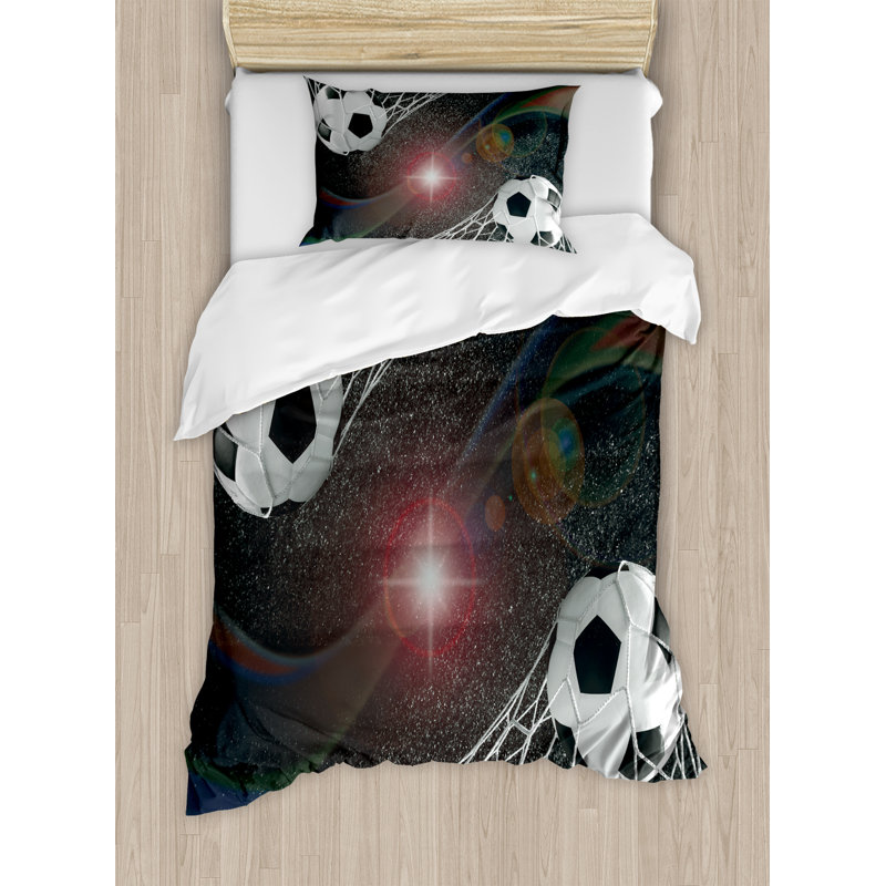 Teen Room Modern & Contemporary Duvet Cover, Twin Duvet Cover + 1 Standard Sham