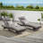 Outdoor Wicker Long Reclining  Lounge Chair Set of 2-1698292681