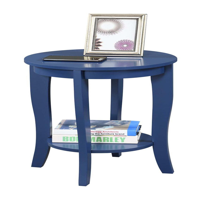 Table de bout avec rangement, Bleu