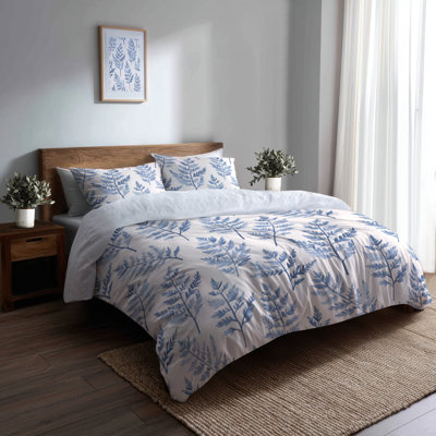 Ensemble de literie 3 pièces Country Farmhouse - Ensemble de housse de couette Floral Mist
