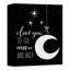 « i love you to the moon », art sur toile Magner-64800853-64800852
