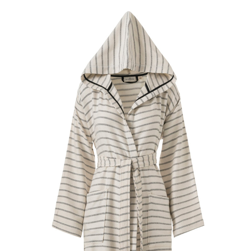 Cloud Soft Turkish Cotton Towel Robe, Natural - L/XL