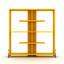 Étagère à dossier ouvert 6 tablettes Furnish Home Store Kipp-1648290472