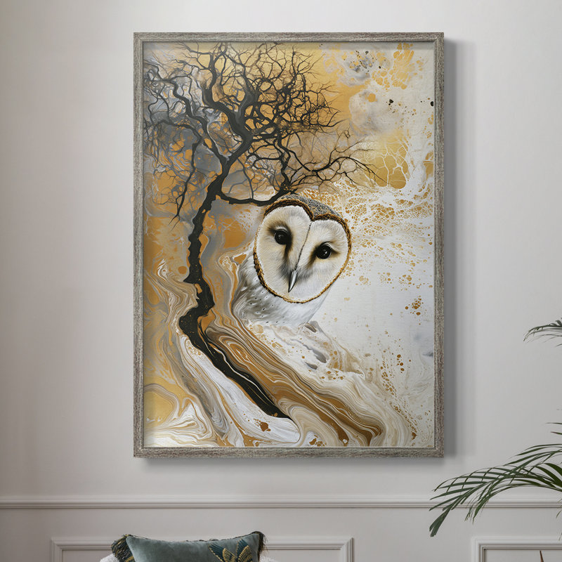 ANIMALS Series LXXXVII Framed Print - Solid Wood, 11" H x 9" W