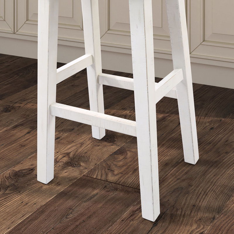 Armantine Stools, Set Of 2, Gray/White, Counter Stool (24" Seat Height)