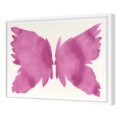 Pink Bird Print by Kate Roebuck