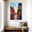 Vibrant Bourbon Street sur toile-1222183062