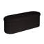 Banc ovale rembourré avec rangement Bazine 43 po x 15 po x 15 po-407943620