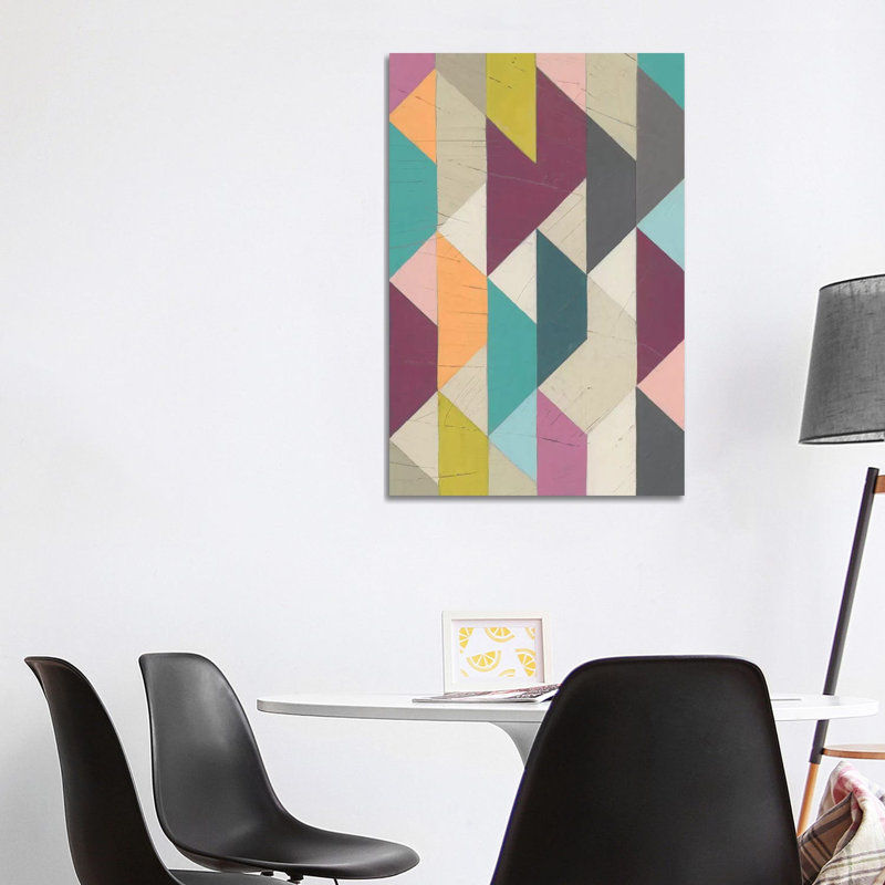 Confetti Prism V by June Erica Vess - Wrapped Canvas Print, 101.6 cm H x 66.04 cm W x 3.175 cm D