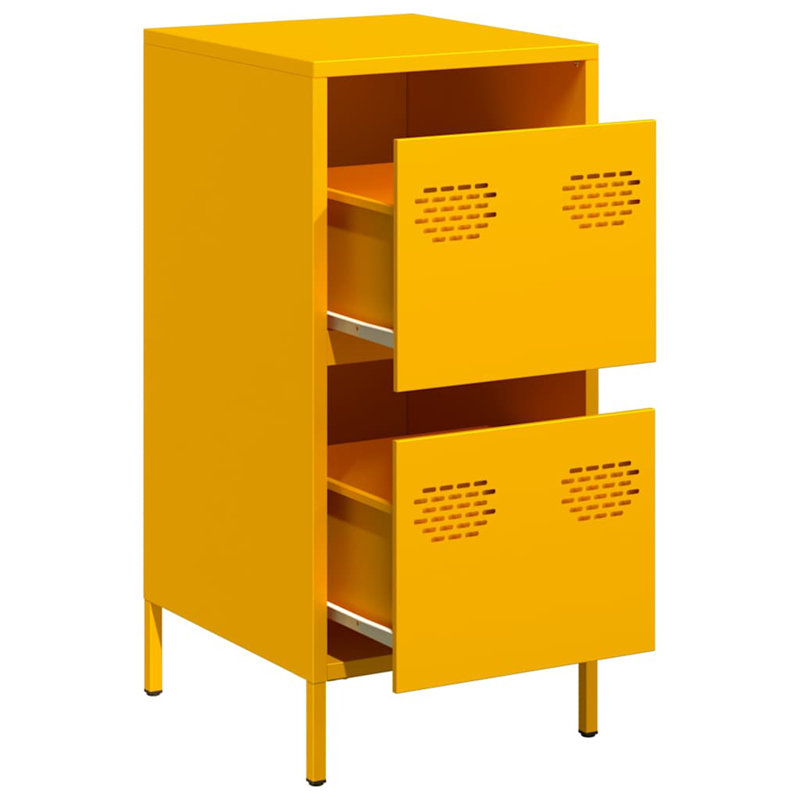 Ameyali End Table, Mustard Yellow