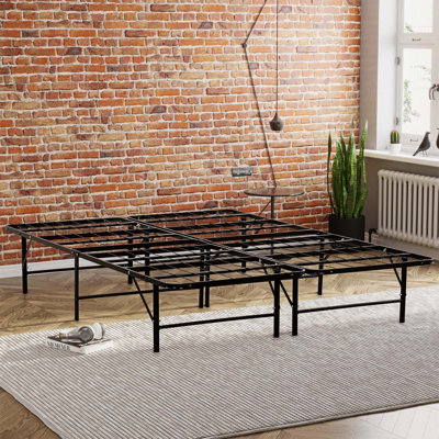 Base de lit plateforme en métal - Base de lit double