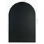 Miroir de salle de bain arqué en métal noir 20 po x 30 po pour mur.-1303445073-1303445080