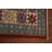 Red Geometric Kazak Oriental Area Rug