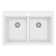Karran Quartz 33'' X 22'' 50/50 Double Bowl Composite Drop-in Kitchen Sink