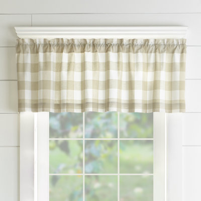 Skookum Cotton Striped Tailored Window Valance