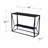 Long Glass-Top Console Table