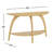 Tommy 48'' Half Moon Sofa Console Table-410504195