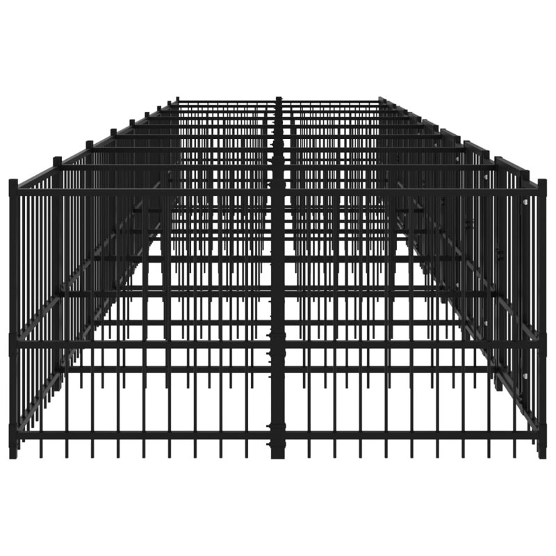 Finnegan Steel Kennel With Door, 100cm H x 776cm W x 193.5cm D